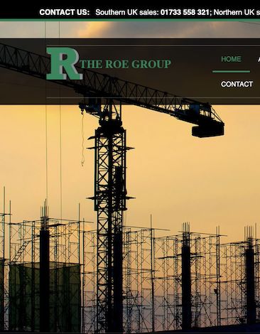 Web stranica za korporativnu grupu Roe Group